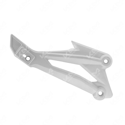 Protector de posapie trasero izquierdo en color blanco para bicicleta, marca ORIGINAL, modelo PROTECTOR POSAPIE TRAS DER BLANCO 180Z