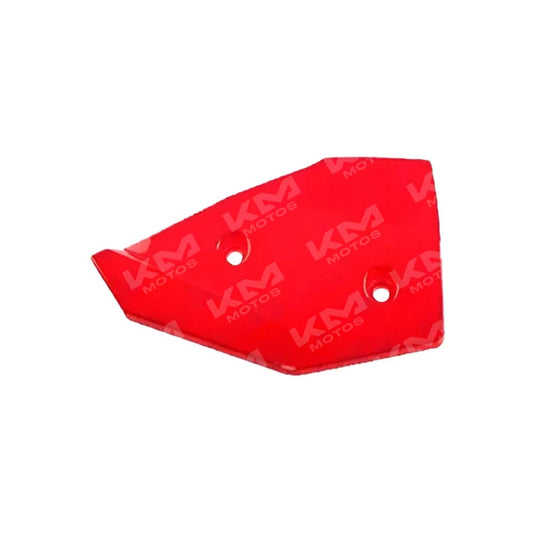 Cubierta de spoiler lateral derecho en rojo para Vort-x 200, hecha de plástico resistente para motocicleta Italika.