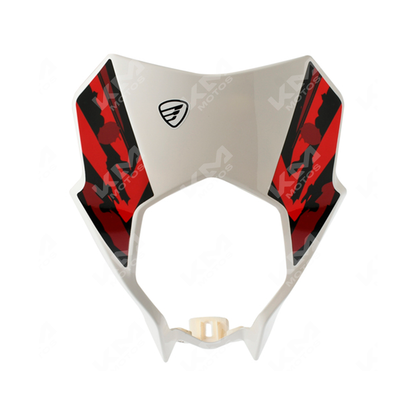 Cubierta de faro blanco ORIGNAL DM150 SPORT, protección para faros de motocicleta, diseño resistente y ajustado.