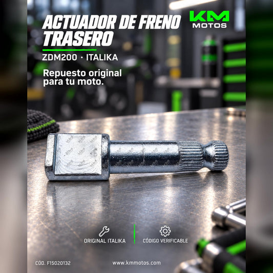 Actuador De Freno Trasero Zdm200 Italika (Original F15020132) — F15020132 | KM Motos
