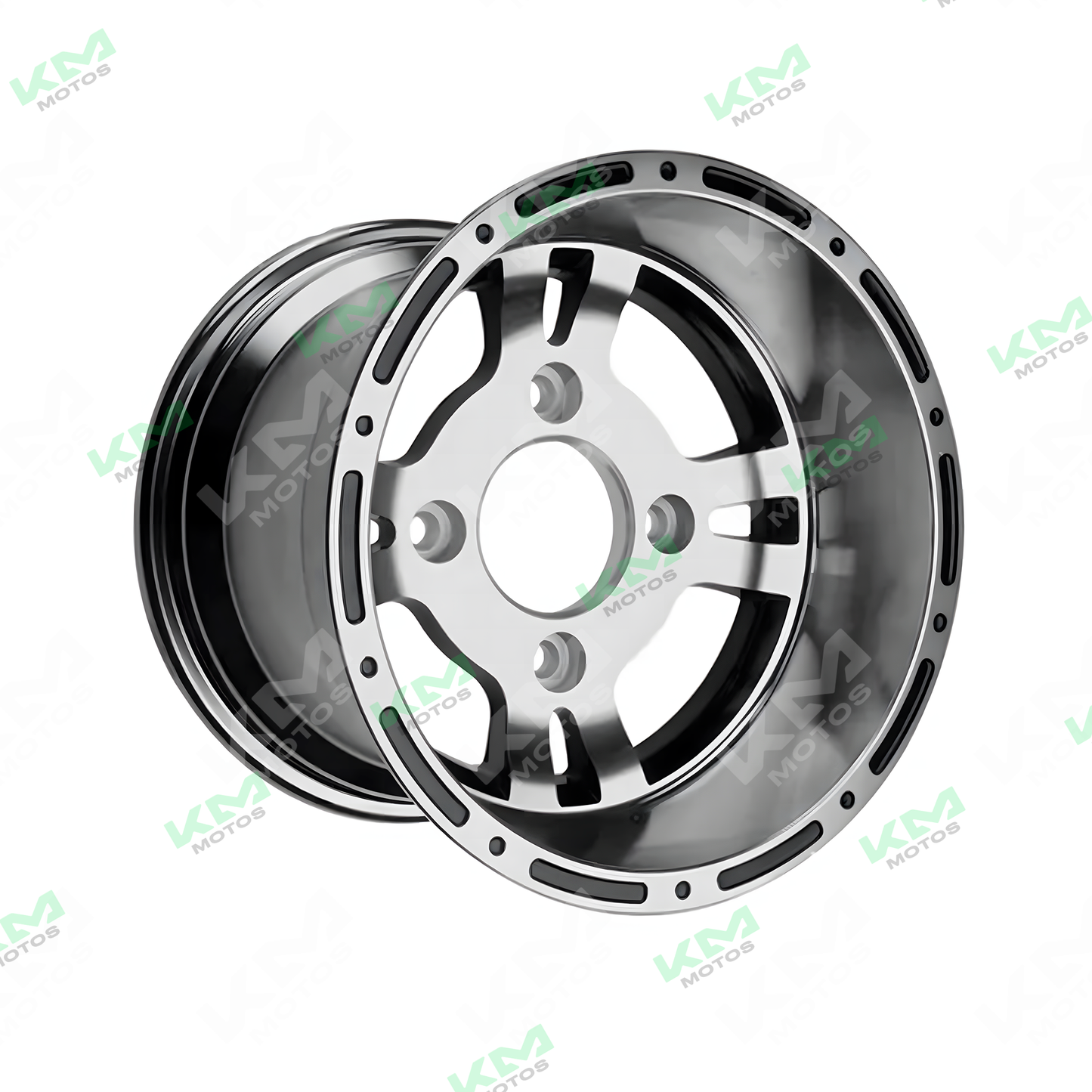 Rines para ATV250 con base rueda trasera y función de reversa, mostrar detalles del riel y estructura del neumático