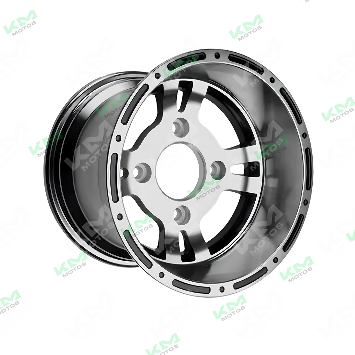 Rines para ATV250 con base rueda trasera y función de reversa, mostrar detalles del riel y estructura del neumático