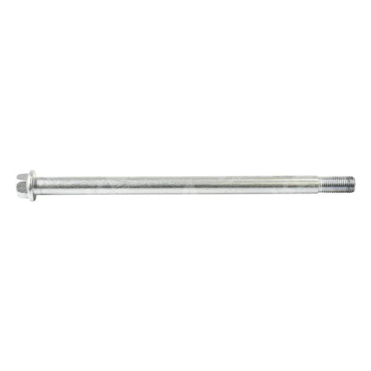 Eje de rueda trasera universal para FT150, FT150GT y FT150 GT, en color grafito, visible en la imagen F15040024-C.