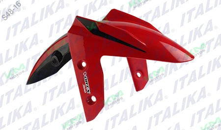 Guardafango Del Rojo Negro Vort-x 300 Italika (Original F16010280)