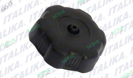Tapón de tanque de gas Italika DM150, sistema de combustión, pieza original F17010070, mostrado en la imagen