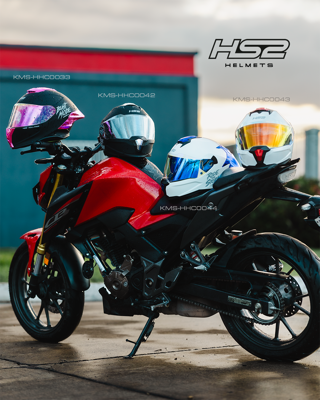 Casco integral HS2 Beast Mode ZL-602 HS2 D.V. con visera rosa fotocromática y certificación ECE/DOT, tamaño XL.
