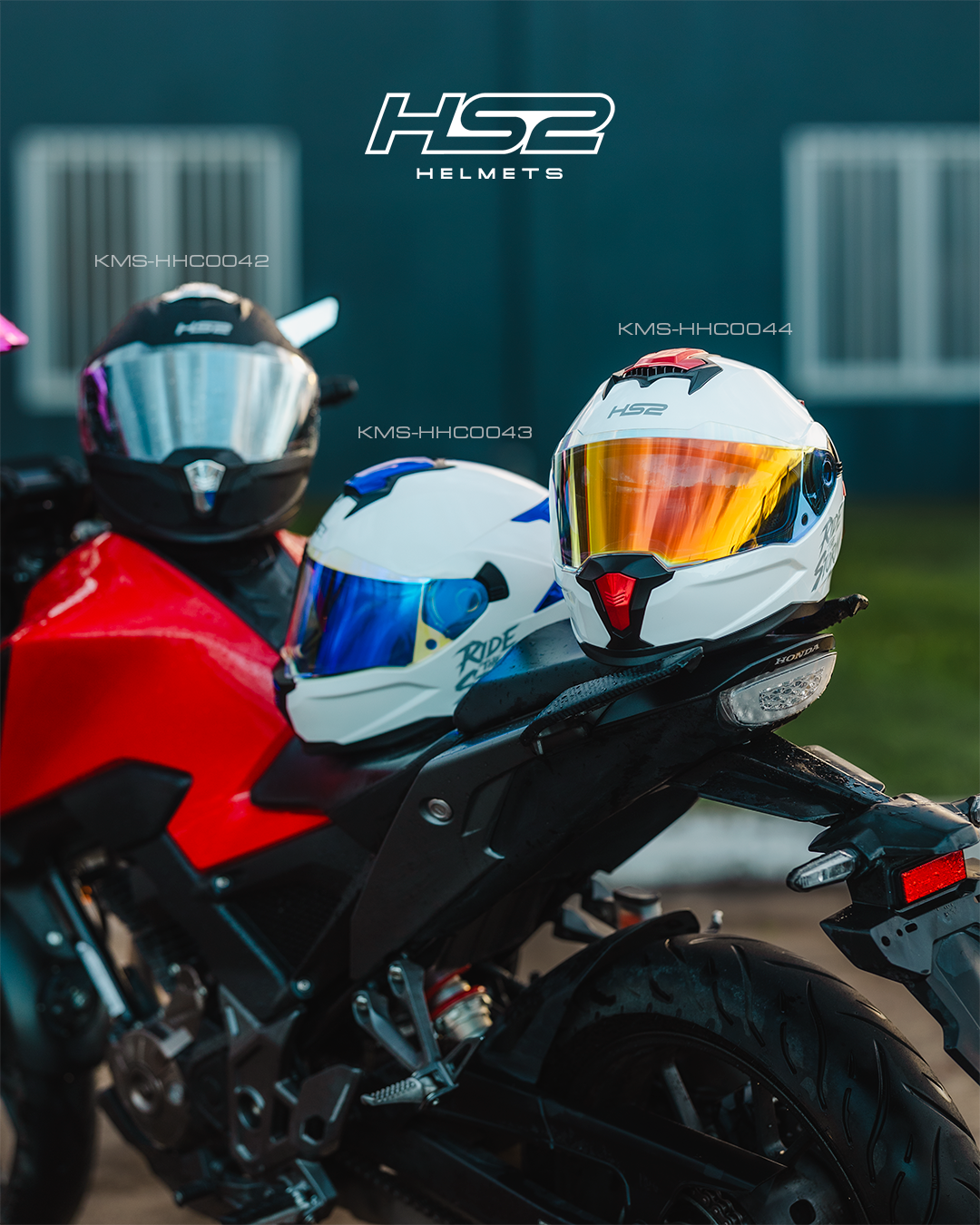 Casco integral HS2 Ride the Storm ZL-616 HS2 con visera plateada fotocrómica, tamaño M, homologación ECE/DOT, estilo cerrado