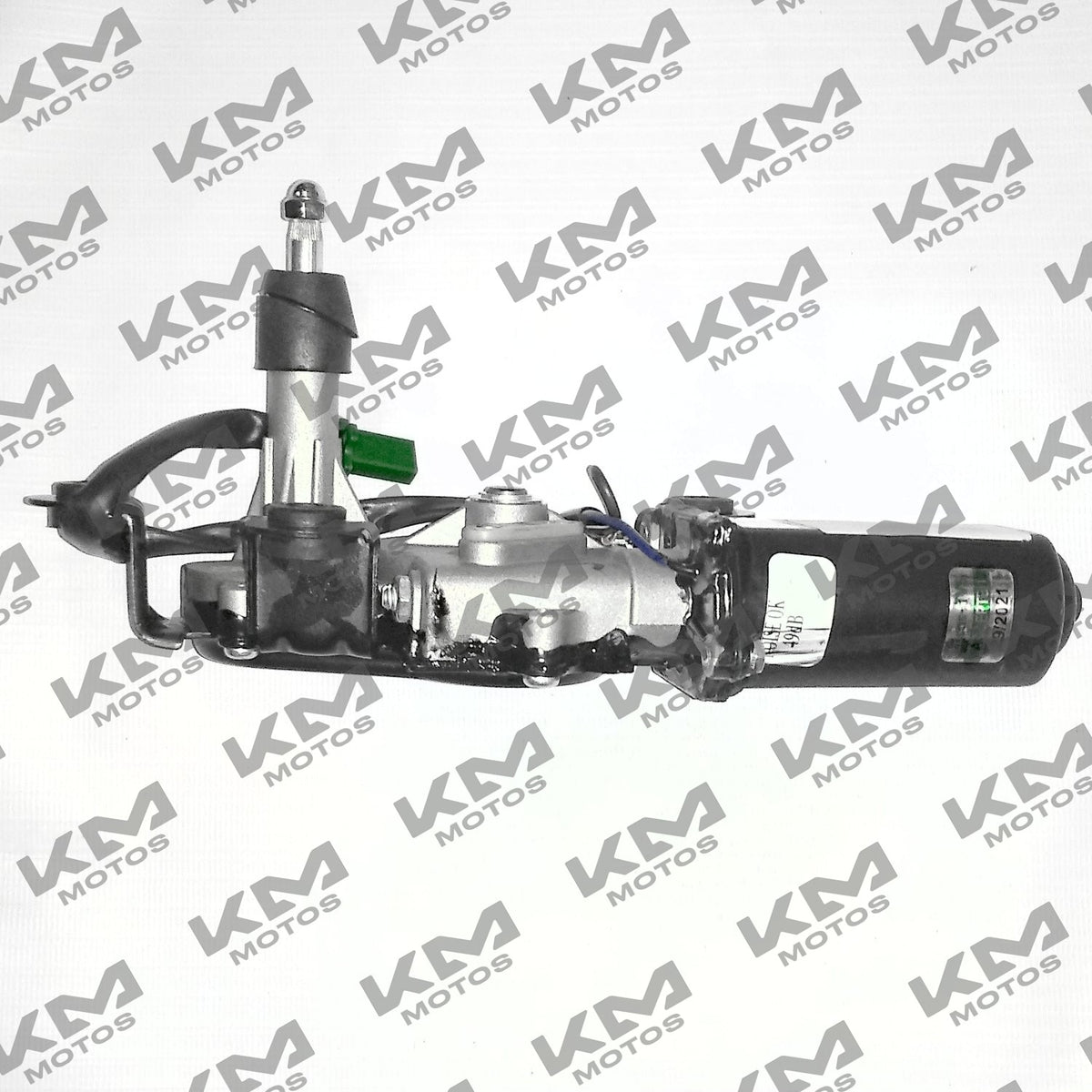 Motor de arranque para limpiaparabrisas Tvs King, marca Universal, con componentes visibles en la imagen.