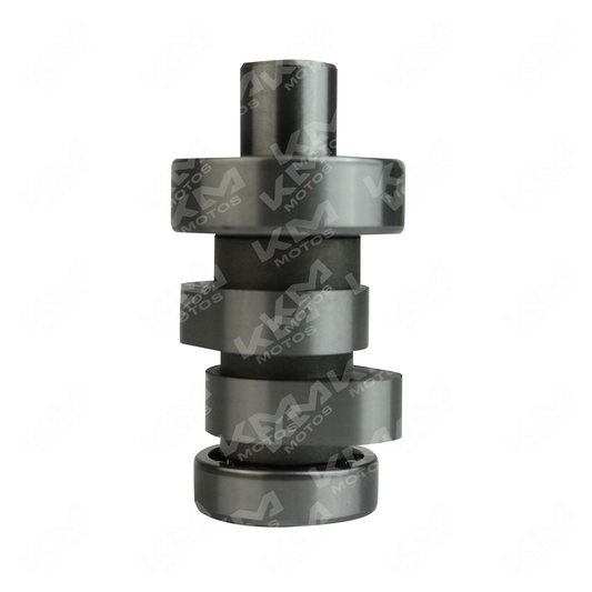 Árbol de levas Universal para Pulsar NS160, pieza de motor de alta calidad, con engranajes y componentes visibles.