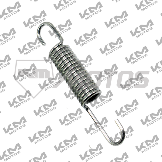 Resorte lateral para pata HJ125-7 de la marca Kms, resistente y flexible, diseñado para motocicletas.