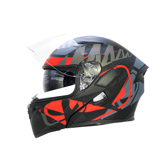 CASCO MODULAR HRO NEGRO M/ROJO FUZION HRO 3400 L
