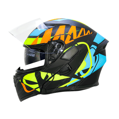 CASCO MODULAR HRO NEGRO M/AMARILL FUZION HRO 3400 XL