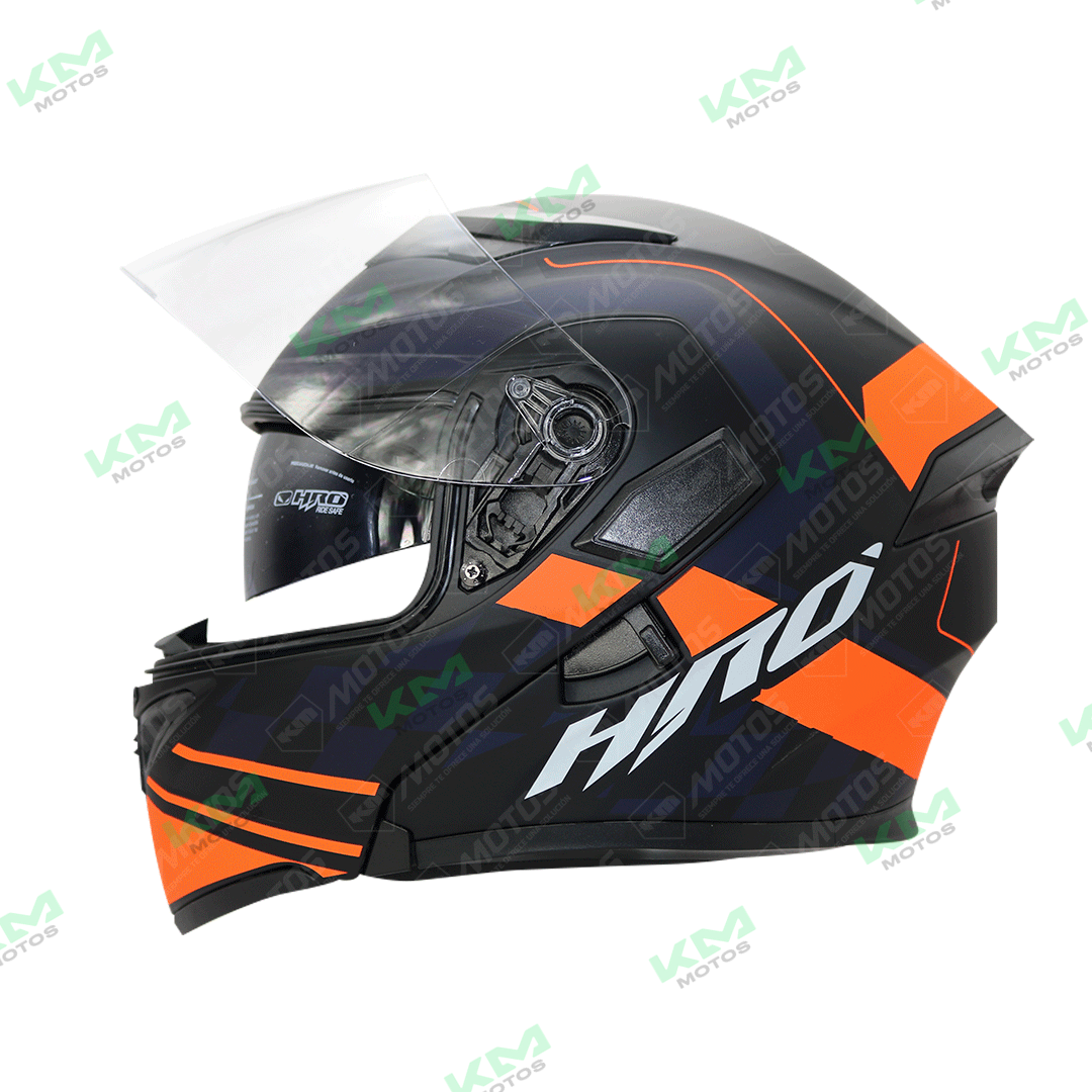 CASCO MODULAR HRO NEGRO M/NARANJA SPEED HRO 3400 L
