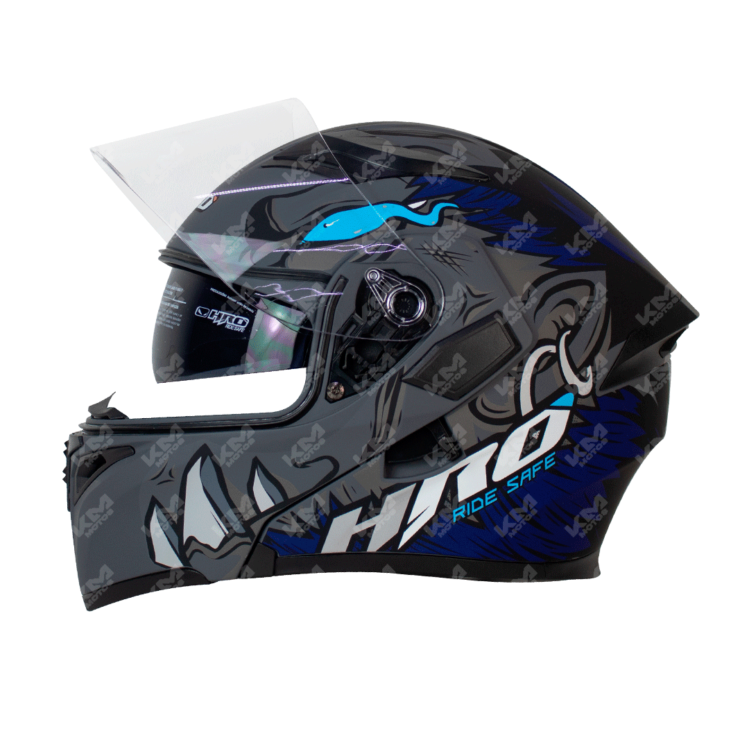 CASCO MODULAR GRIS M/AZUL ORKO HRO 3400 XL