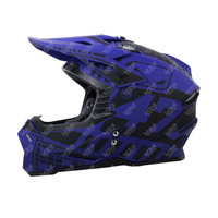 CASCO CROSS HRO AZUL M/NEGRO RACING HRO MX03 XL