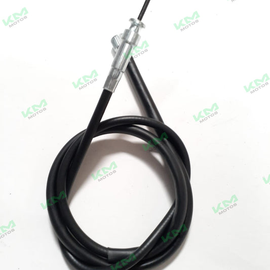 Cable de velocímetro Hanzo DS150 automático, con conexión y conductores visibles para medición precisa en vehículo.