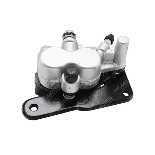 Caliper delantero Universal XM200Z para frenos de coche, con detalles visibles y acabado metálico.