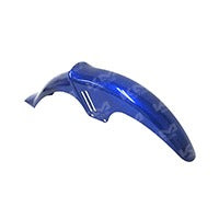 Guardafangos delantero azul Hanzo FT150, resistente y durable, con acabado limpio y diseño aerodinámico para motocicletas.