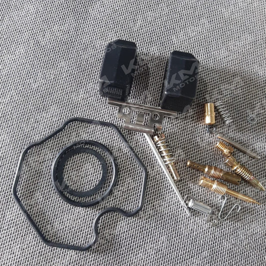 Kit de agujas de carburador Hanzo HJ125-7/GEN200, componentes para ajuste y reparación de carburadores.