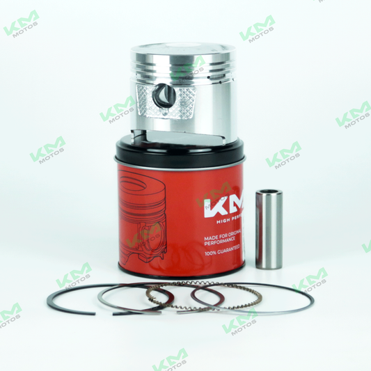 Kit de pistón Hanzo para CG150, FT150, RC150, FT180 y RT180, componentes en imagen para reparación de motor.