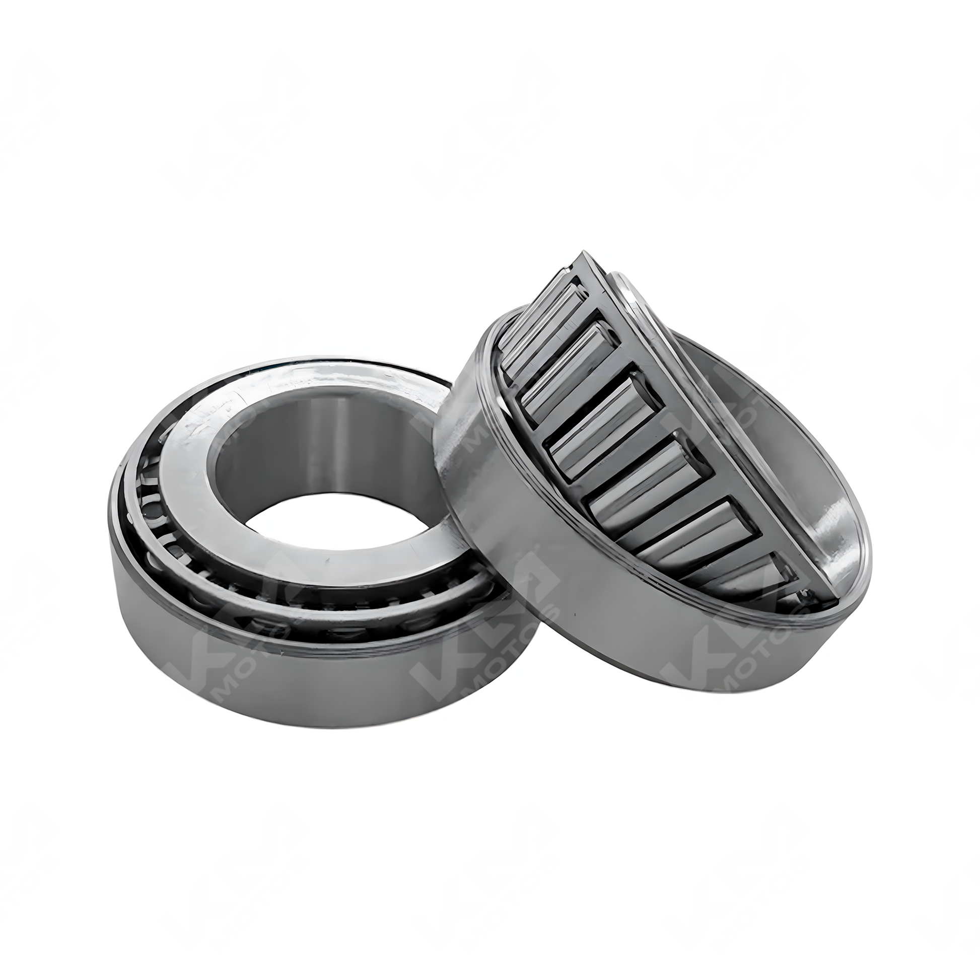 Cunas cónicas KM Motos CBF150/XR150, componentes metálicos con acabado resistente, diseñadas para motocicletas.