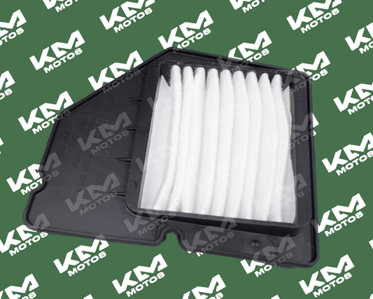 Filtro de aire Universal Hayate Suz para coche, muestra el filtro rectangular con malla y marco de plástico en una imagen clara.
