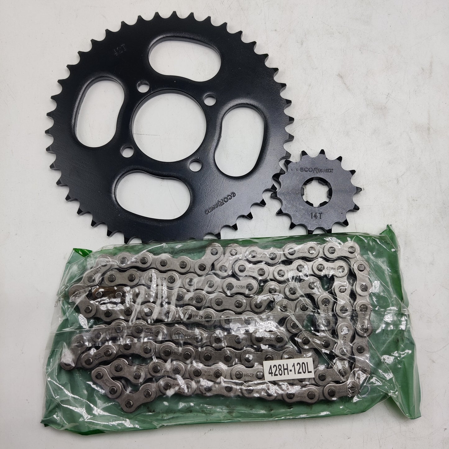KIT DE TRACCION AX100 42T-14T/428H-120L POWERDRAG