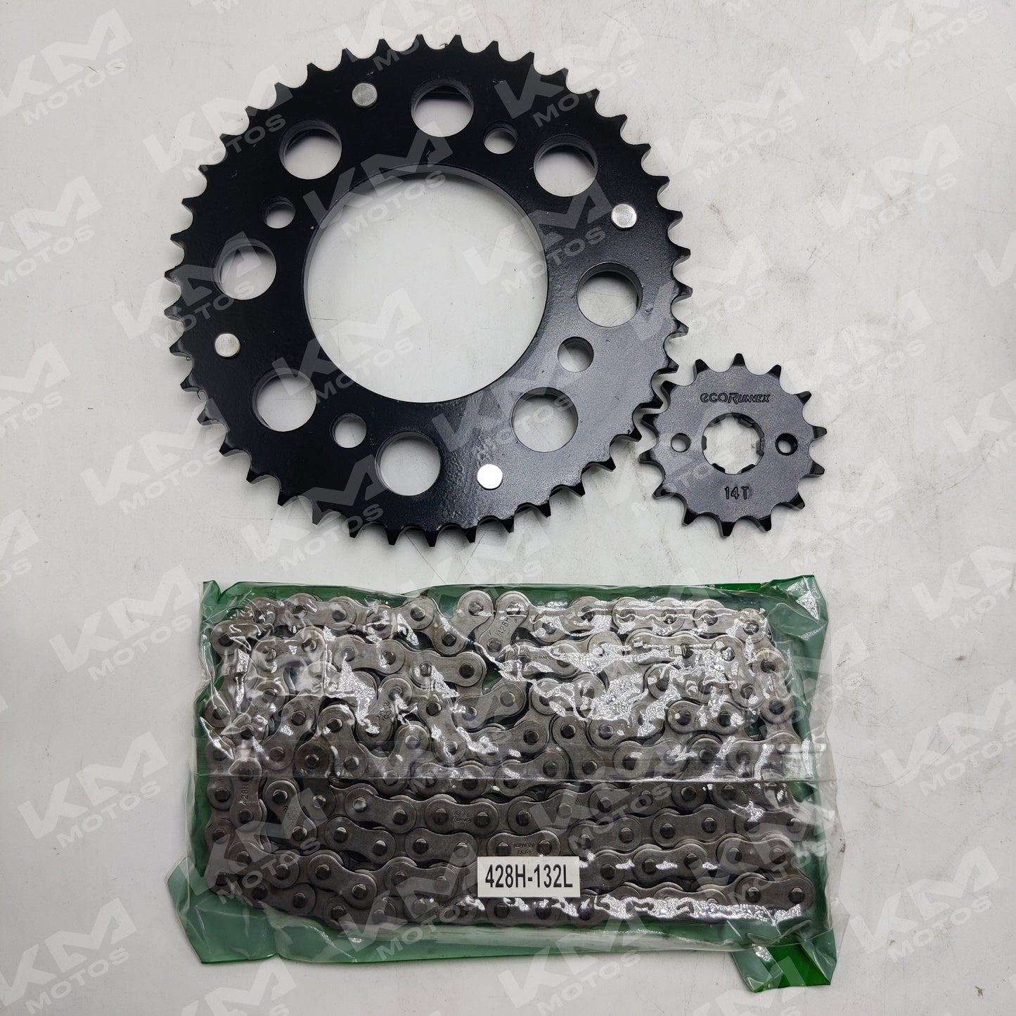 Kit de Traccion(arrastre) CBF125AT 43T-14T/428H-124L Powerdrag