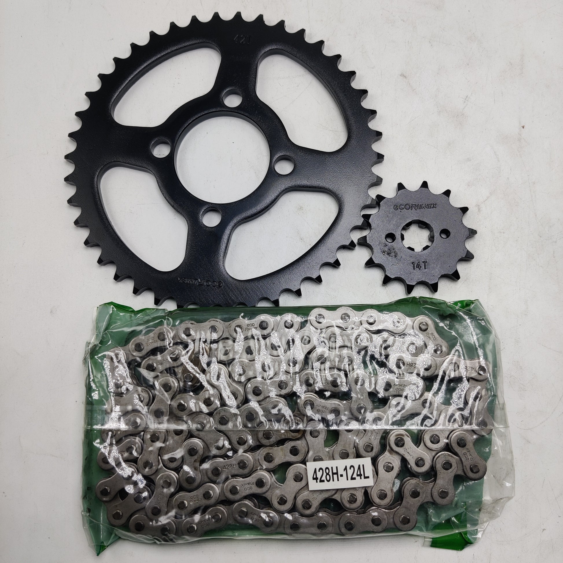 KIT DE TRACCION XCD125 42T-14T/428H-124L POWERDRAG