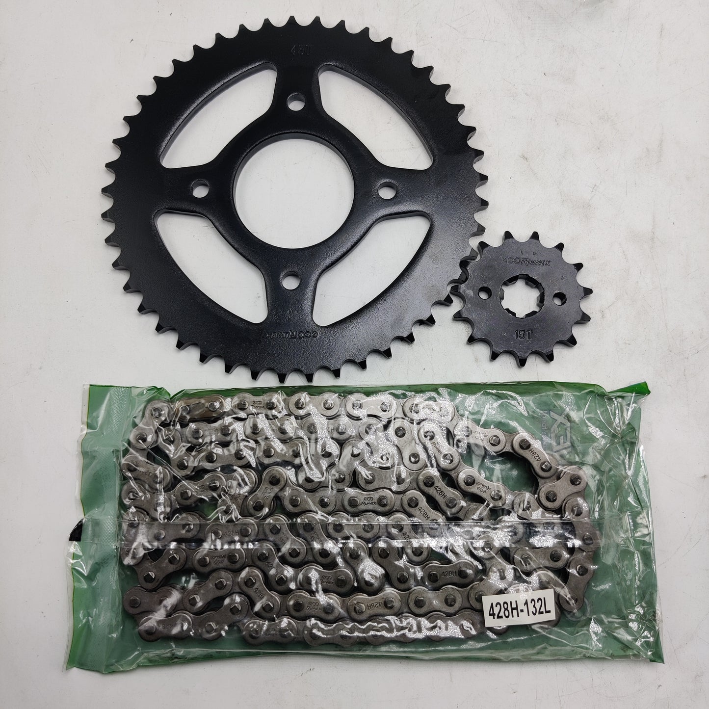 KIT DE TRACCION(ARRASTRE) CB190 42T-14T/428H-132L POWERDRAG