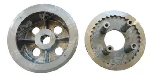 Prensa de clutch Hanzo Pulsar 200, herramienta completa para mantenimiento y reparación de transmisiones.
