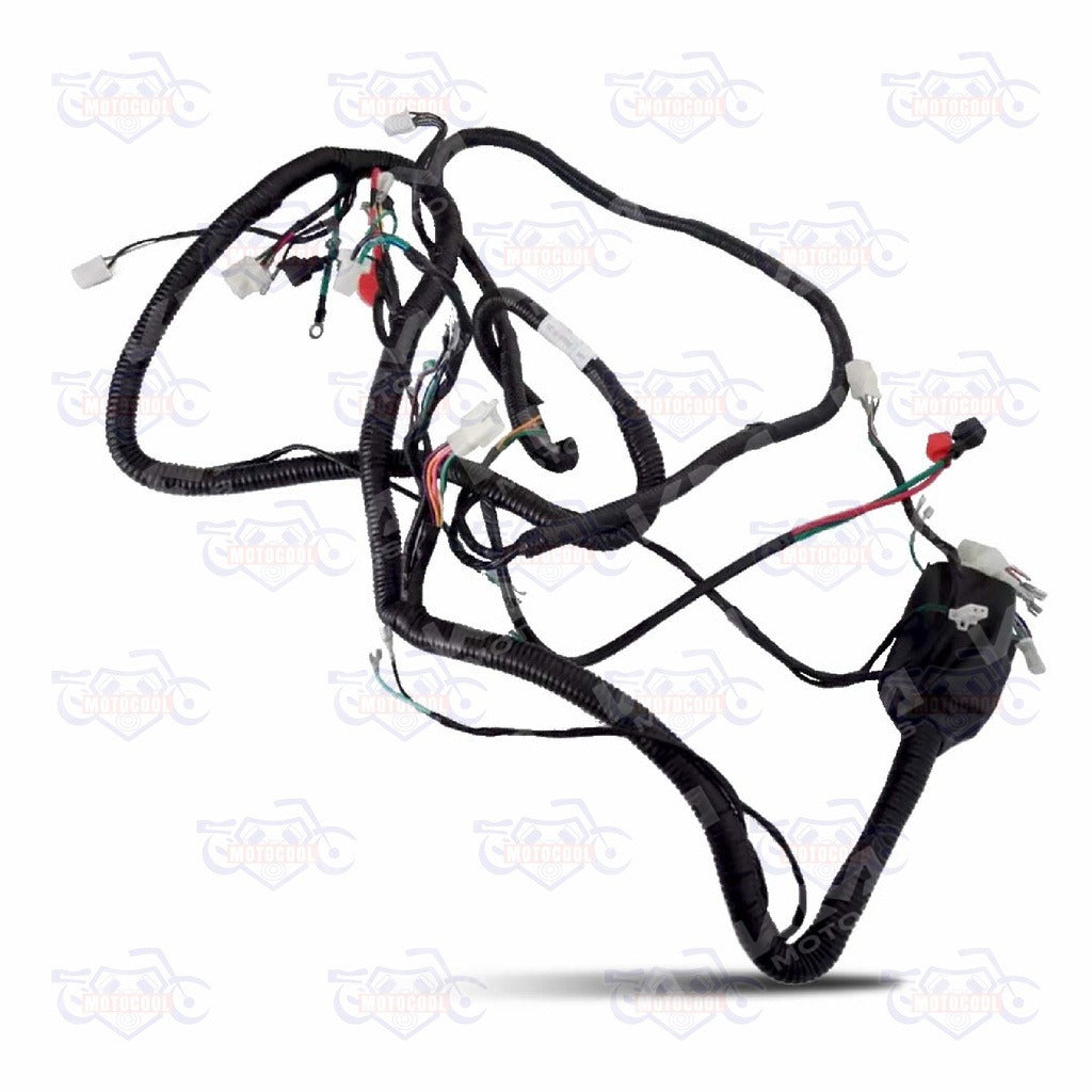 Arnés eléctrico Meek ZMAX200 con diseño resistente y cables visibles, usado para entrenamiento o control de animales.