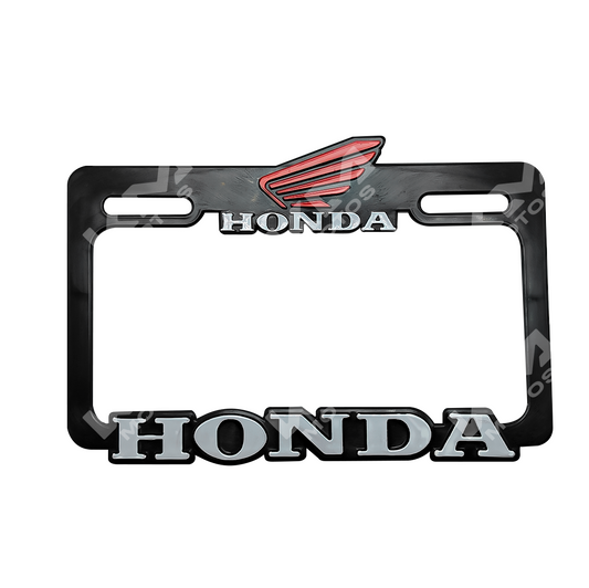 PORTA PLACA P/MOTO + LOGO 3D ORIGINAL HONDA
