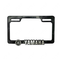 PORTA PLACA P/MOTO + LOGO 2D DARK YAMAHA