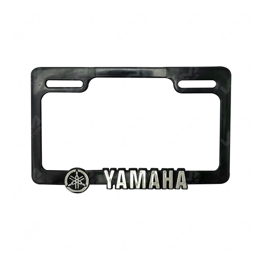 PORTA PLACA P/MOTO + LOGO 2D DARK YAMAHA