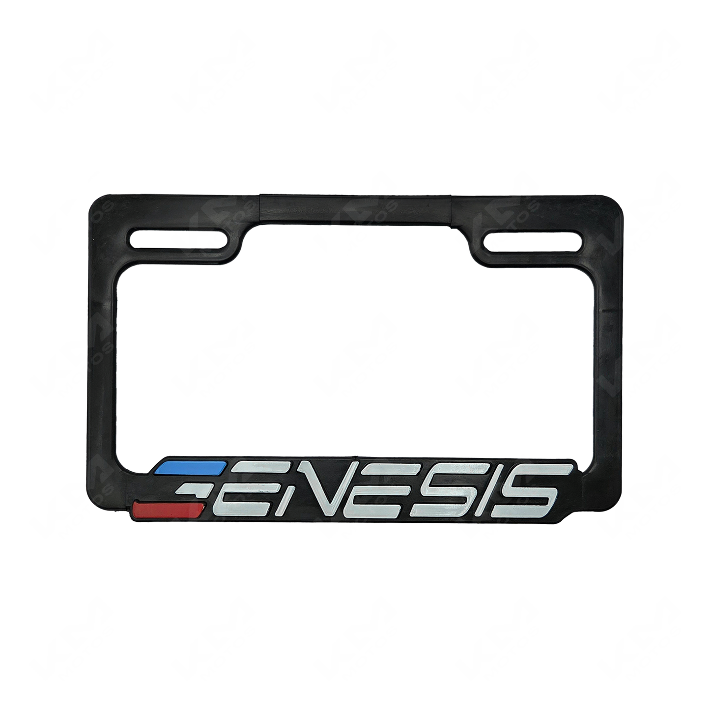 PORTA PLACA P/MOTO + LOGO 3D GENESIS