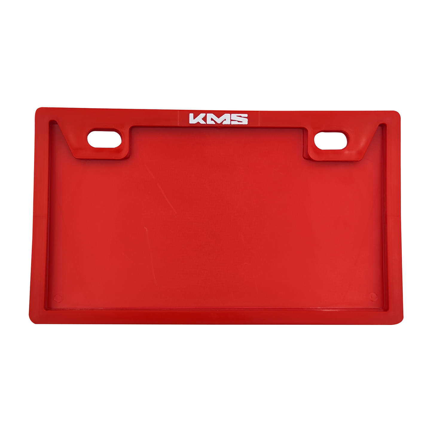 PORTA PLACA PLASTICO T/LAZER KMS ROJO