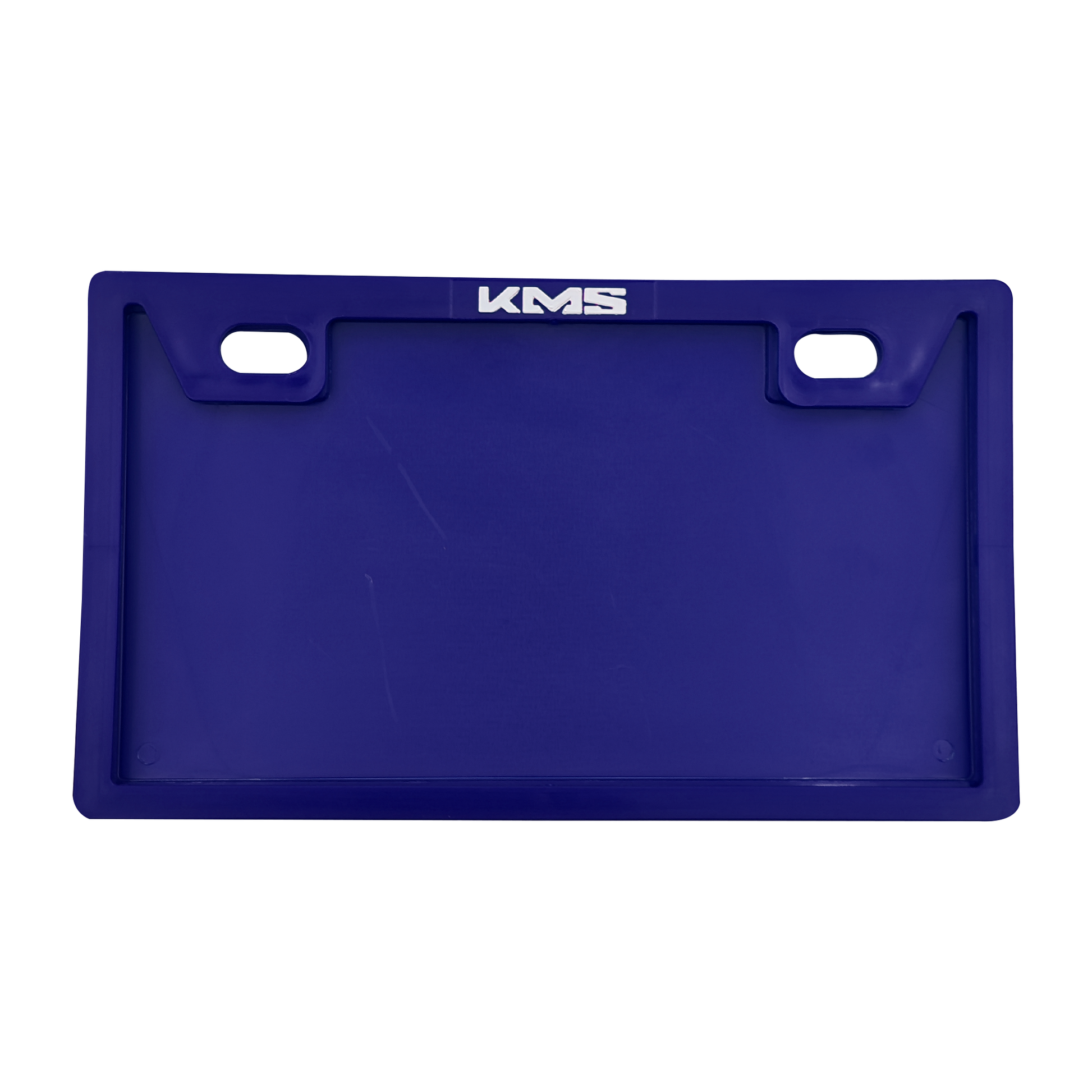 PORTA PLACA PLASTICO T/LAZER KMS AZUL