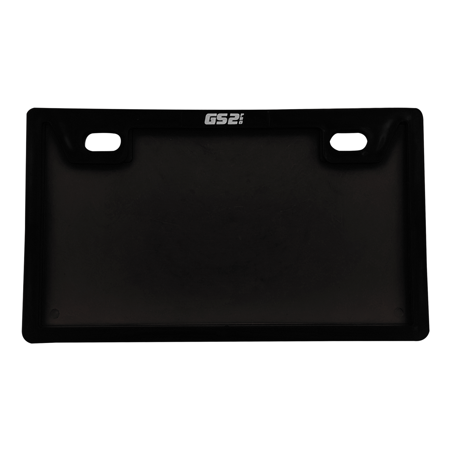 PORTA PLACA PLASTICO T/LAZER KMS/GS2i NEGRO
