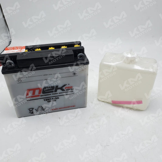 Batería 12N7A-3A MEK PRO + Ácido