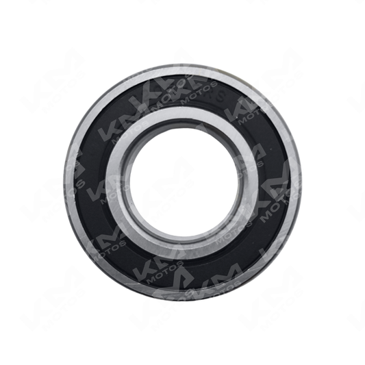 Rueda balinera 6205 de alta calidad, ideal para maquinaria y equipos, muestra la rueda con núcleo y banda de rodadura.