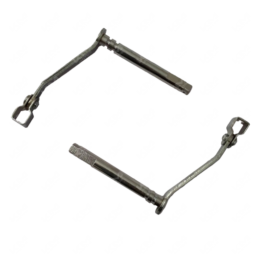 Palanca de embrague Universal HJ125-7, muestra la leva de clutch de metal con acabado en negro, para motocicleta.