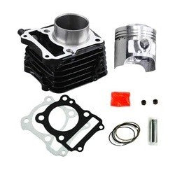 Kit de cilindro KM Motos GSR150/ZEUS150, componente para motocicleta, con detalles visibles en la imagen.
