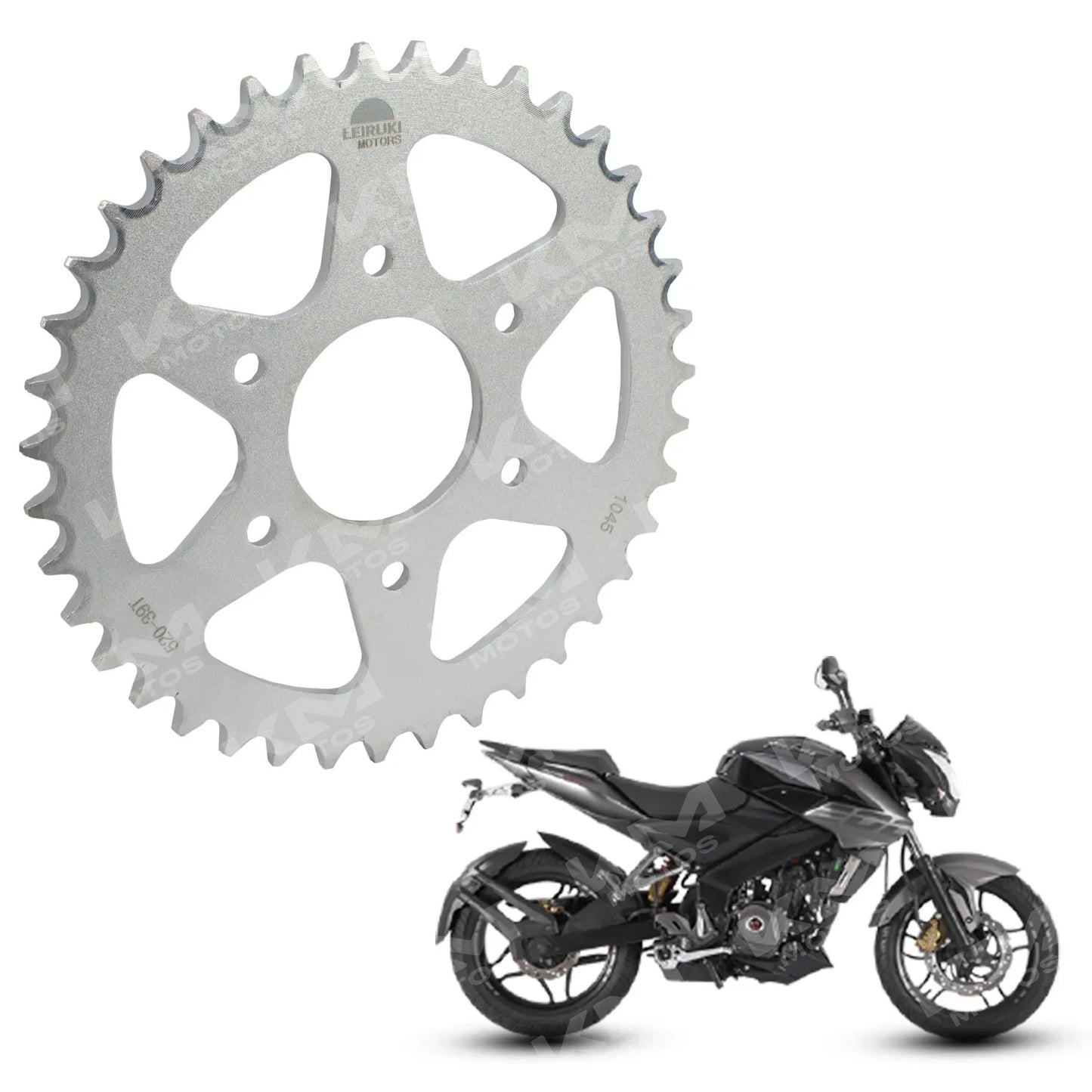 Catarina Meek NS200 520H-39T para motos, herramienta de cambio de cadena, en color negro con detalles metálicos.