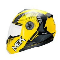 CASCO MODULAR MK759 DOBLE/VISOR RIPO AMARILLO /GRIS BRILLANTE TALLA L