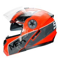 CASCO MODULAR MK759 DOBLE/VISOR RACER 52 SPORT ROJO/GRIS BRILLANTE TALLA L