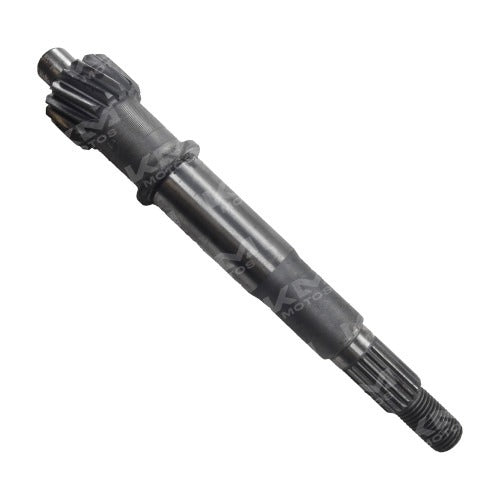 Eje de Krant GY6-150 universal, muestra detalles del eje metálico para motocicleta en la imagen KM-BE0010.