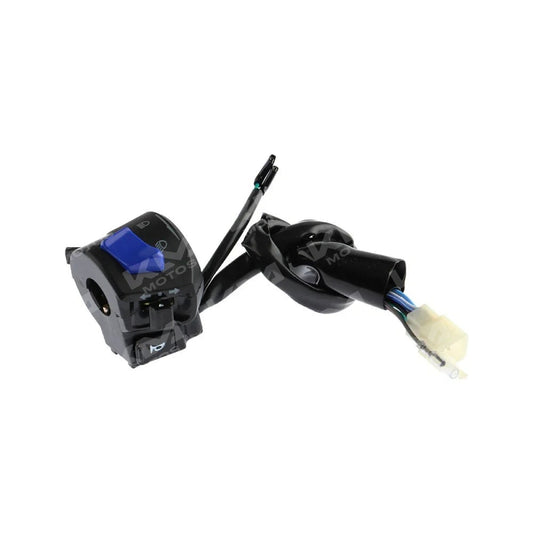 Mando izquierdo Meek XY150IV/FT150/RT180/COBRA 125, control remoto para maquinaria agrícola, en color negro con botones.