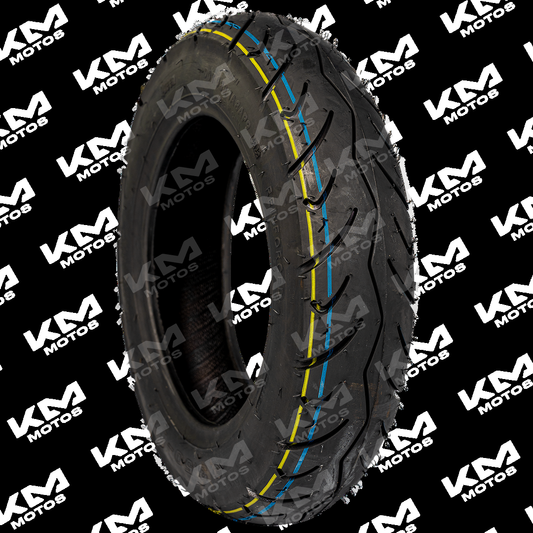 Neumáticos Axus 3.50-10 A/r, neumáticos resistentes para ciclomotores o scooters, con banda de rodadura robusta y diseño duradero.