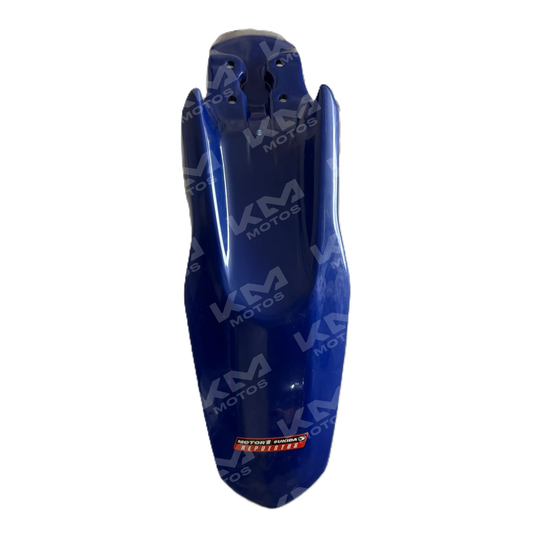 Guardafangos delantero azul Meek XY200, protección de neumáticos y carrocería, resistente y de alta calidad.